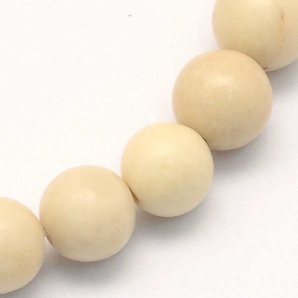 8MM Fossil‎ Beads-ONE Gemstone Bead Strand-Jewelry Making Supplies Crafts NWT
